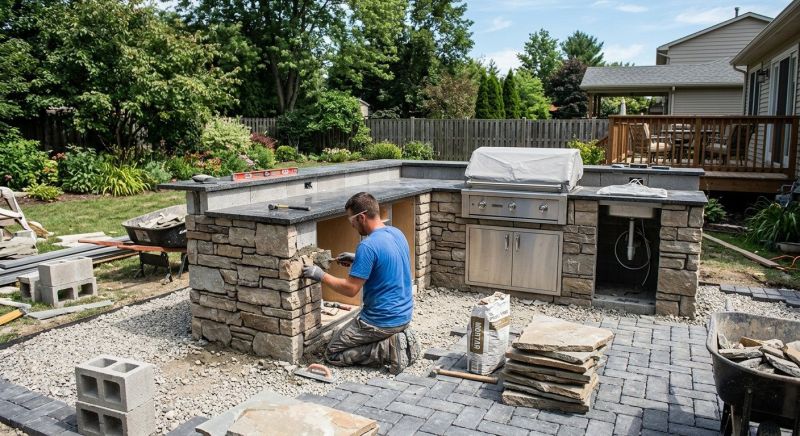 Outdoor Kitchen Renovation in Napa, CA